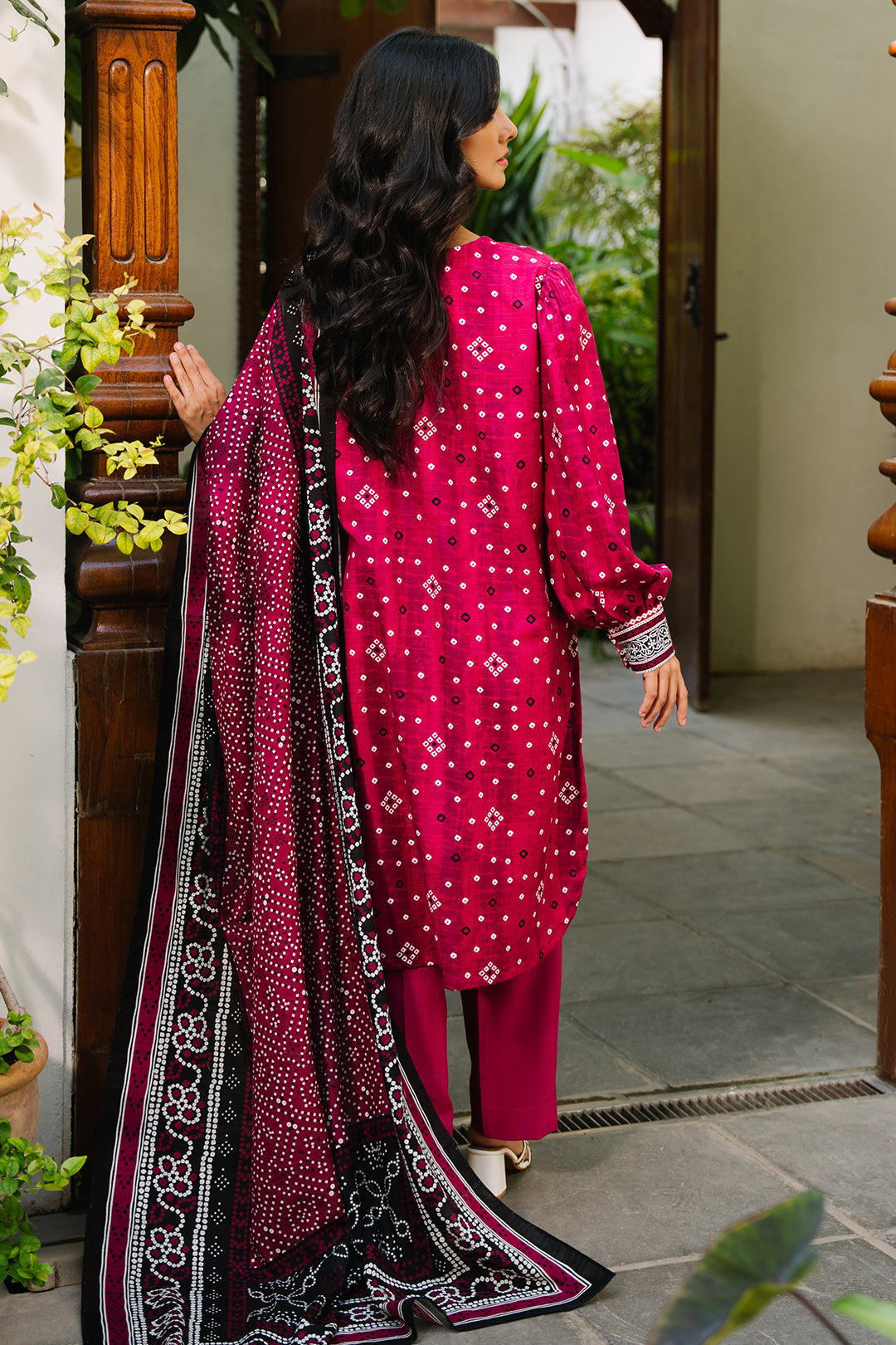 Zellbury | Unstitched 3 Piece Khaddar | Shirt Shalwar Dupatta - 0269 - House Of Zarish