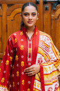 Zellbury | Unstitched 3 Piece Khaddar | Shirt Shalwar Dupatta - 0271 - Libasekhas