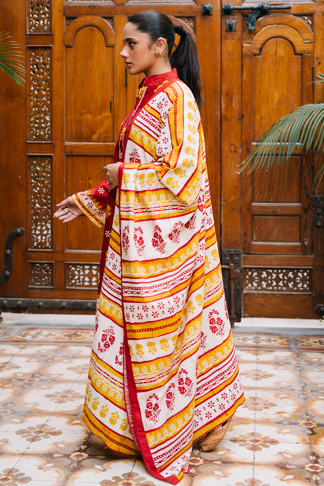 Zellbury | Unstitched 3 Piece Khaddar | Shirt Shalwar Dupatta - 0271 - Libasekhas