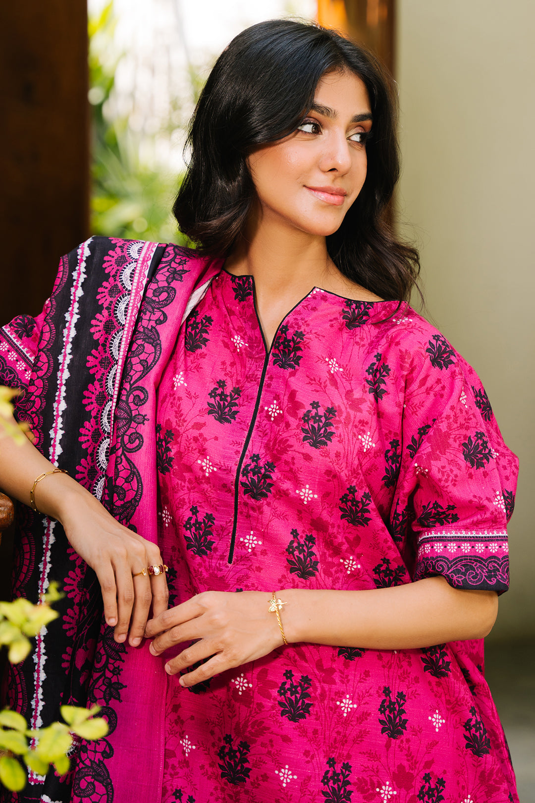 Zellbury | Unstitched 3 Piece Khaddar | Shirt Shalwar Dupatta - 0272 - House Of Zarish