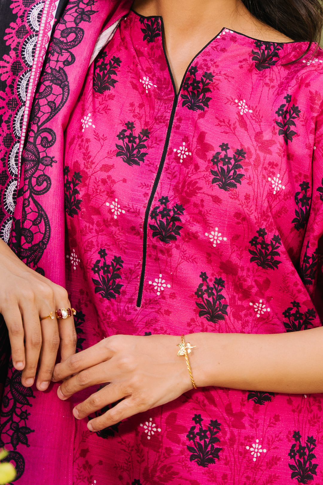 Zellbury | Unstitched 3 Piece Khaddar | Shirt Shalwar Dupatta - 0272 - House Of Zarish