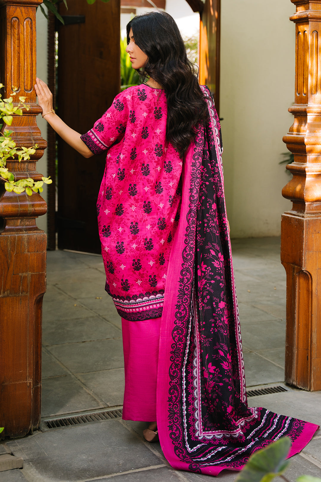 Zellbury | Unstitched 3 Piece Khaddar | Shirt Shalwar Dupatta - 0272 - House Of Zarish