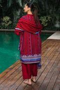 Zellbury | Unstitched 3 Piece Khaddar | Shirt Shalwar Dupatta - 0273 - House Of Zarish