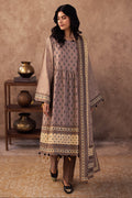 Zellbury | Unstitched 3 Piece Khaddar | Shirt Shalwar Dupatta - 0274 - House Of Zarish