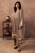 Zellbury | Unstitched 3 Piece Khaddar | Shirt Shalwar Dupatta - 0274 - House Of Zarish