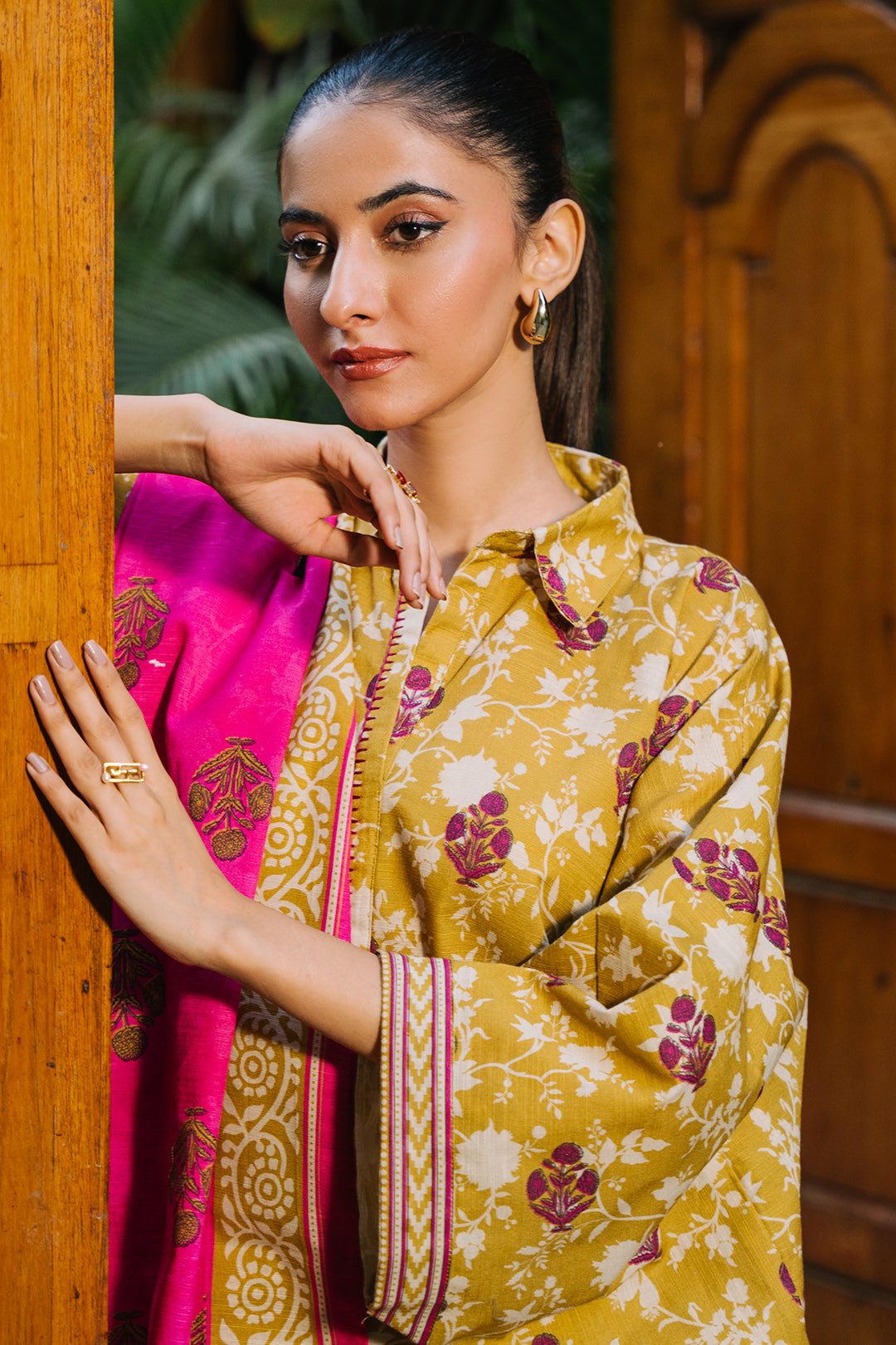 Zellbury | Unstitched 3 Piece Khaddar | Shirt Shalwar Dupatta - 0282 - House Of Zarish