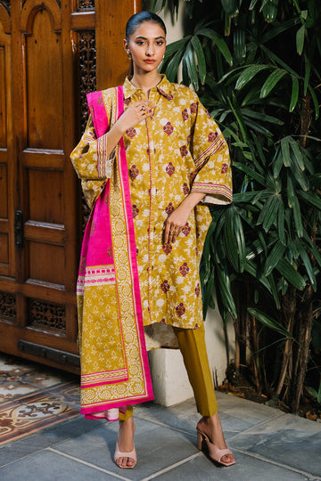 Zellbury | Unstitched 3 Piece Khaddar | Shirt Shalwar Dupatta - 0282 - House Of Zarish