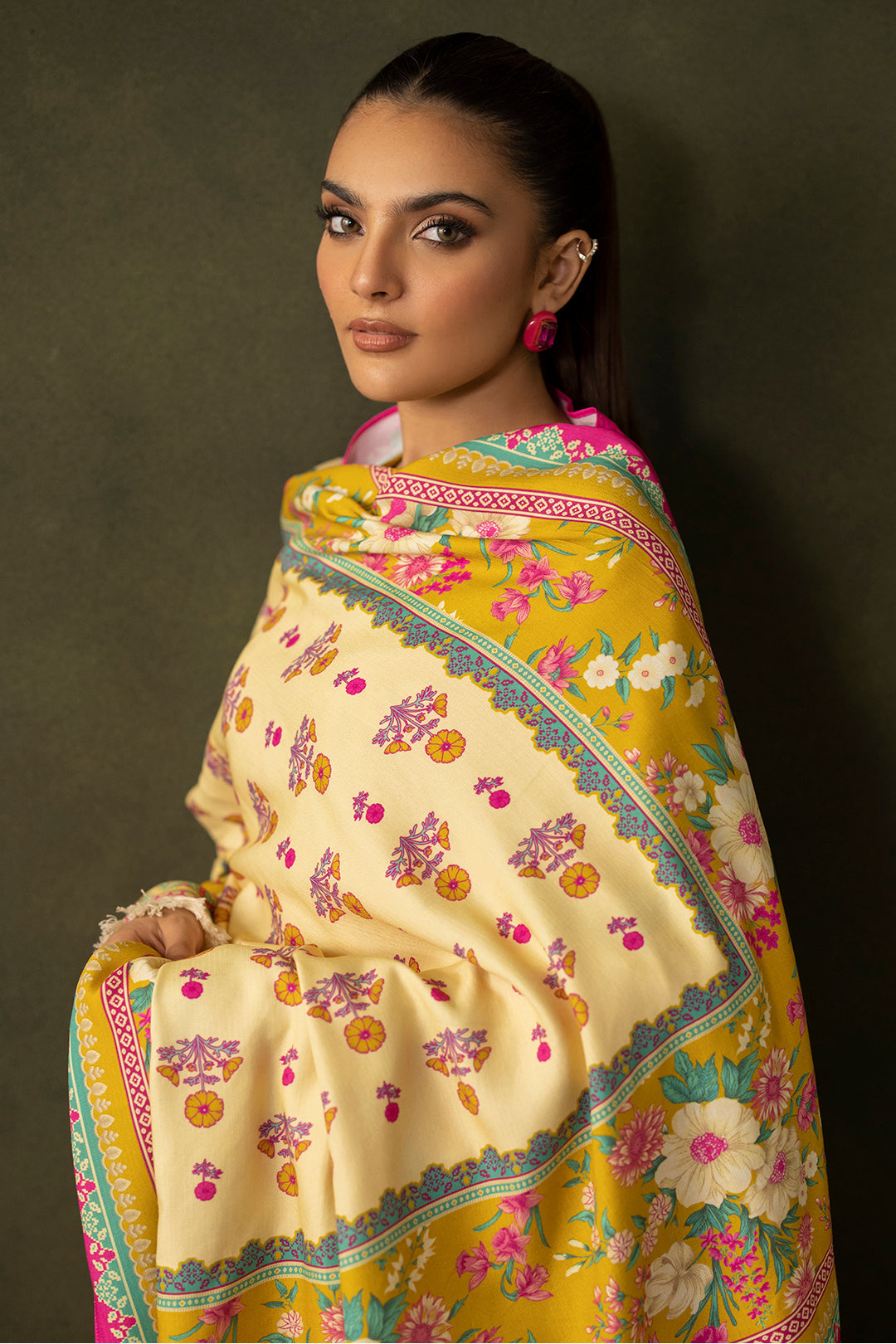 Zellbury | Unstitched 3 Piece Viscose | Shirt Shalwar Dupatta - 0289 - House Of Zarish