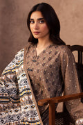Zellbury | Unstitched 3 Piece Viscose | Shirt Shalwar Dupatta - 0293 - House Of Zarish