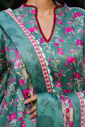 Zellbury | Unstitched 3 Piece Viscose | Shirt Shalwar Dupatta - 0296 - House Of Zarish