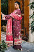 Zellbury | Unstitched 3 Piece Karandi | Shirt Shalwar Dupatta - 0301 - House Of Zarish