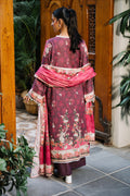 Zellbury | Unstitched 3 Piece Karandi | Shirt Shalwar Dupatta - 0301 - House Of Zarish