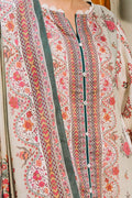 Zellbury | Unstitched 3 Piece Karandi | Shirt Shalwar Dupatta - 0302 - House Of Zarish