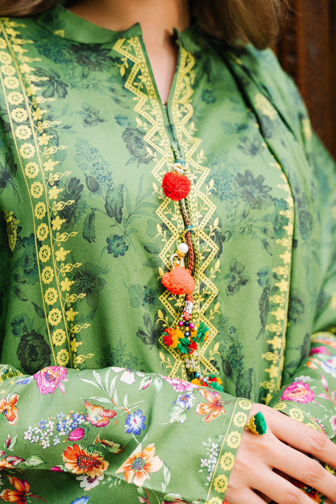 Zellbury | Unstitched 3 Piece Viscose | Shirt Shalwar Dupatta - 0305 - House Of Zarish