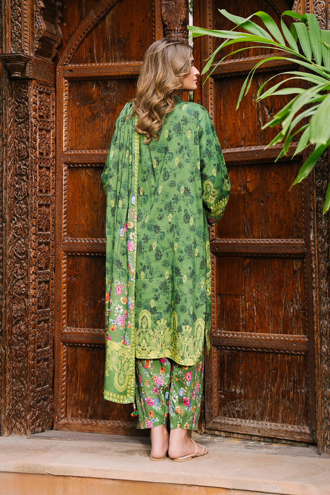 Zellbury | Unstitched 3 Piece Viscose | Shirt Shalwar Dupatta - 0305 - House Of Zarish