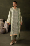 Zellbury | Unstitched 3 Piece Viscose | Shirt Shalwar Dupatta - 0306 - House Of Zarish