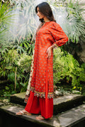 Zellbury | Unstitched 3 Piece Cotail | Shirt Shalwar Dupatta - 0307 - House Of Zarish