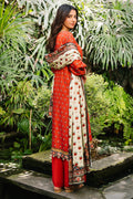 Zellbury | Unstitched 3 Piece Cotail | Shirt Shalwar Dupatta - 0307 - Libasekhas