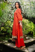 Zellbury | Unstitched 3 Piece Cotail | Shirt Shalwar Dupatta - 0307 - House Of Zarish