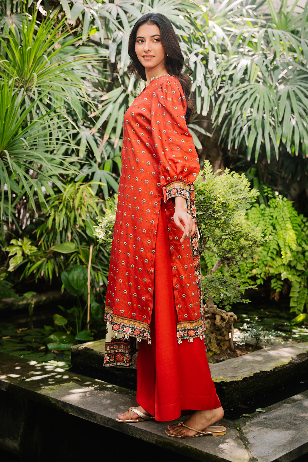 Zellbury | Unstitched 3 Piece Cotail | Shirt Shalwar Dupatta - 0307 - House Of Zarish