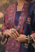 Zellbury | Unstitched 3 Piece Khaddar | Shirt Shalwar Dupatta - 0357 - House Of Zarish