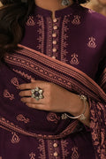 Zellbury | Unstitched 3 Piece Khaddar | Shirt Shalwar Dupatta - 0360 - House Of Zarish