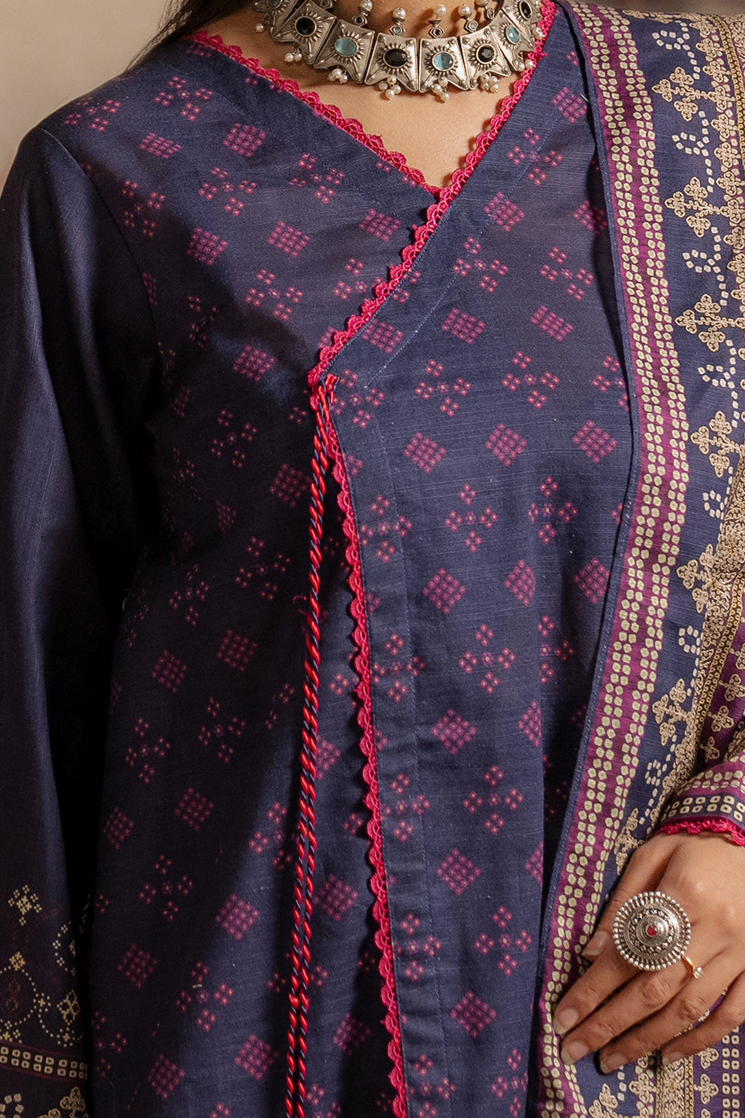 Zellbury | Unstitched 3 Piece Khaddar | Shirt Shalwar Dupatta - 0363 - House Of Zarish
