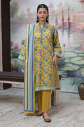 Zellbury | Unstitched 3 Piece Khaddar | Shirt Shalwar Dupatta - 0365 - House Of Zarish