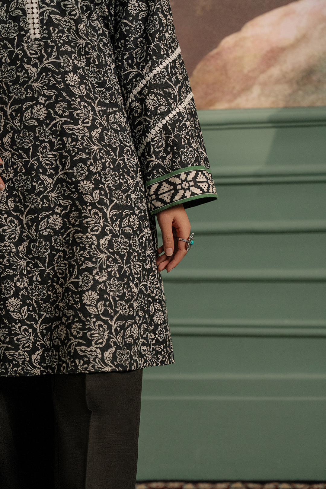 Zellbury | Unstitched 3 Piece Khaddar | Shirt Shalwar Dupatta - 0366 - House Of Zarish