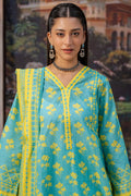 Zellbury | Unstitched 3 Piece Khaddar | Shirt Shalwar Dupatta - 0370 - Libasekhas