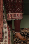 Zellbury | Unstitched 3 Piece Khaddar | Shirt Shalwar Dupatta - 0373 - Libasekhas