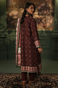 Zellbury | Unstitched 3 Piece Khaddar | Shirt Shalwar Dupatta - 0373 - House Of Zarish