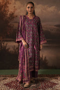 Zellbury | Unstitched 3 Piece Karandi | Shirt Shalwar Dupatta - 0377 - House Of Zarish