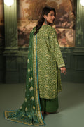 Zellbury | Unstitched 3 Piece Khaddar | Shirt Shalwar Shawl - 0384 - Libasekhas