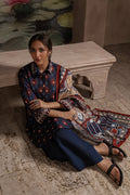 Zellbury | Unstitched 3 Piece Khaddar | Shirt Shalwar Dupatta - 0387 - House Of Zarish