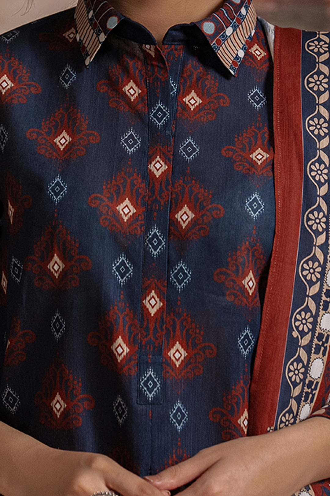 Zellbury | Unstitched 3 Piece Khaddar | Shirt Shalwar Dupatta - 0387 - House Of Zarish