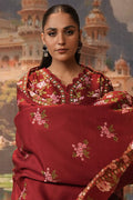 Zellbury | Unstitched 3 Piece Khaddar | Shirt Shalwar Shawl - 0389 - Libasekhas