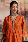 Zellbury | Unstitched 3 Piece Khaddar | Shirt Shalwar Shawl - 0391 - Libasekhas