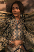 Zellbury | Unstitched 3 Piece Khaddar | Shirt Shalwar Shawl - 0392 - House Of Zarish