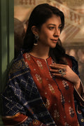 Zellbury | Unstitched 3 Piece Khaddar | Shirt Shalwar Dupatta - 0394 - House Of Zarish