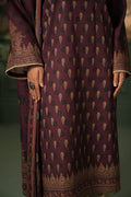 Zellbury | Unstitched 3 Piece Khaddar | Shirt Shalwar Dupatta - 0396 - Libasekhas