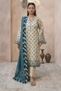 Zellbury | Unstitched 3 Piece Khaddar | Shirt Shalwar Dupatta - 0445 - Libasekhas