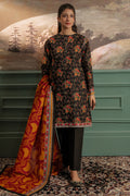Zellbury | Unstitched 3 Piece Khaddar | Shirt Shalwar Dupatta - 0447 - House Of Zarish