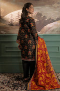 Zellbury | Unstitched 3 Piece Khaddar | Shirt Shalwar Dupatta - 0447 - Libasekhas