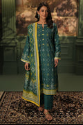 Zellbury | Unstitched 3 Piece Khaddar | Shirt Shalwar Dupatta - 0448 - Libasekhas