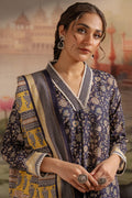 Zellbury | Unstitched 3 Piece Khaddar | Shirt Shalwar Dupatta - 0449 - House Of Zarish