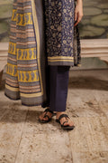 Zellbury | Unstitched 3 Piece Khaddar | Shirt Shalwar Dupatta - 0449 - Libasekhas