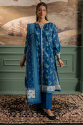 Zellbury | Unstitched 3 Piece Khaddar | Shirt Shalwar Dupatta - 0450 - House Of Zarish