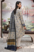 Zellbury | Unstitched 3 Piece Khaddar | Shirt Shalwar Dupatta - 0452 - House Of Zarish