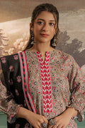 Zellbury | Unstitched 3 Piece Khaddar | Shirt Shalwar Dupatta - 0456 - House Of Zarish